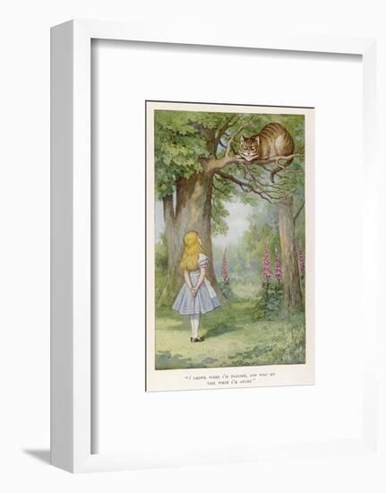 Cheshire Cat-John Tenniel-Framed Photographic Print