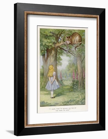 Cheshire Cat-John Tenniel-Framed Photographic Print