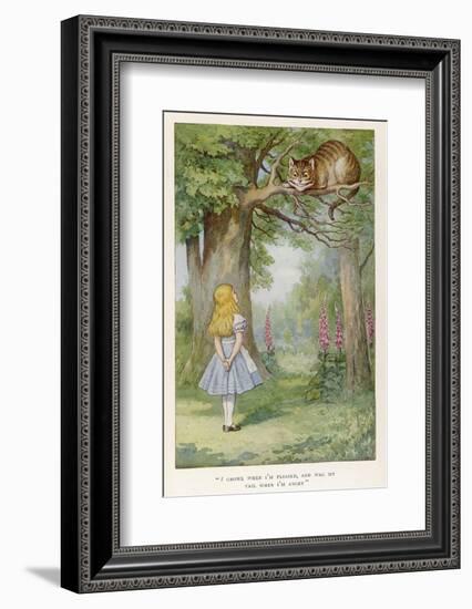 Cheshire Cat-John Tenniel-Framed Photographic Print