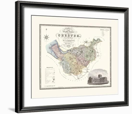 Cheshire-C & J Greenwood-Framed Premium Giclee Print