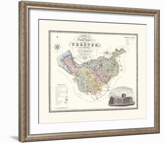 Cheshire-C & J Greenwood-Framed Premium Giclee Print