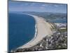 Chesil Beach and the Fleet Lagoon from Portland, Jurassic Coast, UNESCO World Heritage Site-Roy Rainford-Mounted Photographic Print