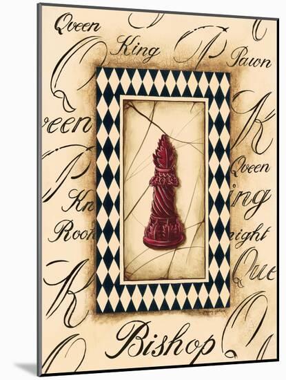 Chess Bishop-Gregory Gorham-Mounted Art Print