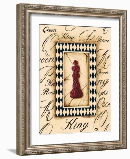 Chess King-Gregory Gorham-Framed Art Print