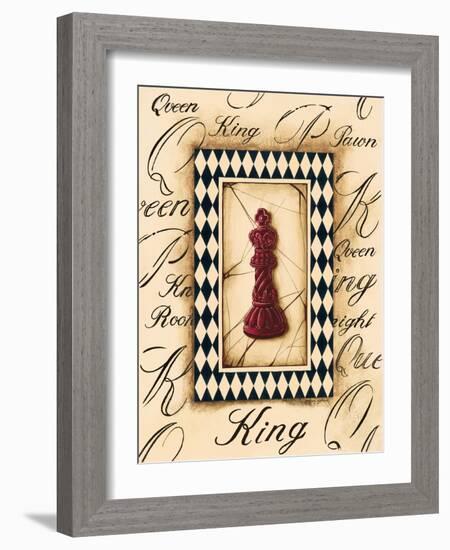 Chess King-Gregory Gorham-Framed Art Print
