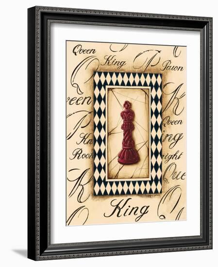 Chess King-Gregory Gorham-Framed Art Print