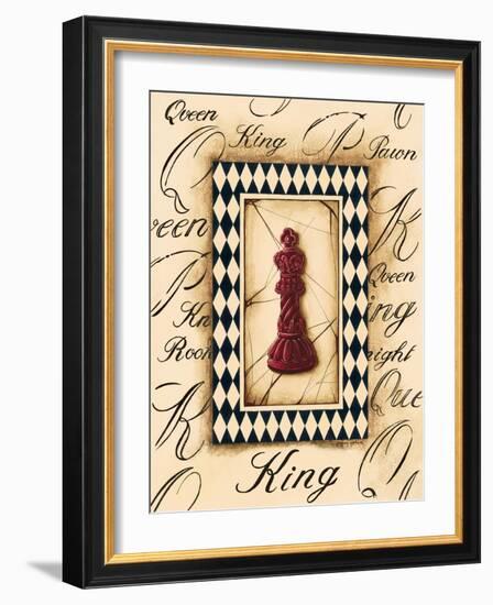 Chess King-Gregory Gorham-Framed Art Print