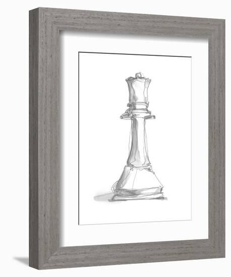 Chess Piece Study III-Ethan Harper-Framed Art Print