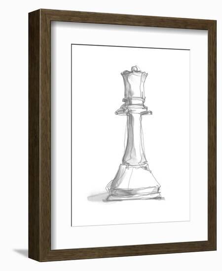 Chess Piece Study III-Ethan Harper-Framed Art Print