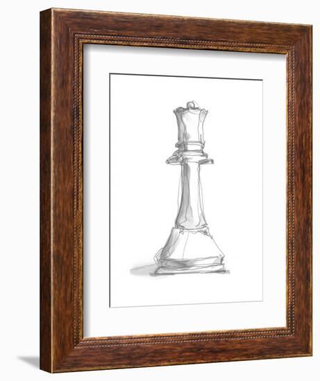 Chess Piece Study III-Ethan Harper-Framed Art Print