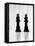 Chess Pieces I-Kent Youngstrom-Framed Stretched Canvas