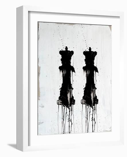 Chess Pieces II-Kent Youngstrom-Framed Art Print