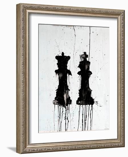 Chess Pieces V-Kent Youngstrom-Framed Art Print