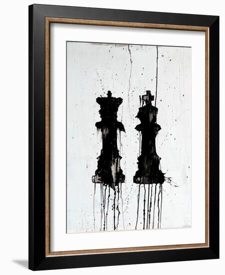 Chess Pieces V-Kent Youngstrom-Framed Art Print