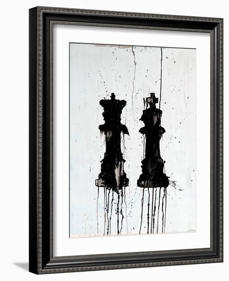 Chess Pieces V-Kent Youngstrom-Framed Art Print