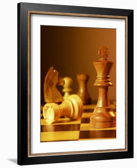 Chess Pieces-Matthias Kulka-Framed Giclee Print