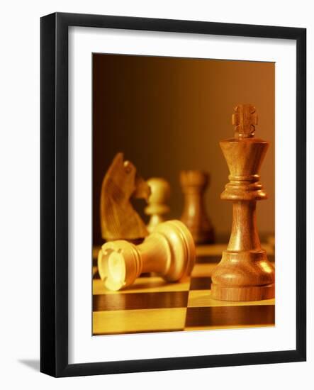 Chess Pieces-Matthias Kulka-Framed Giclee Print