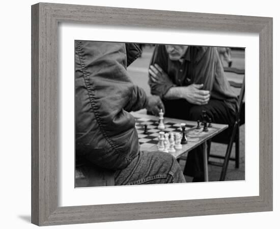 Chess Playing on Union Square, Manhattan, New York City-Sabine Jacobs-Framed Photographic Print