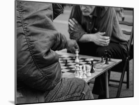 Chess Playing on Union Square, Manhattan, New York City-Sabine Jacobs-Mounted Photographic Print