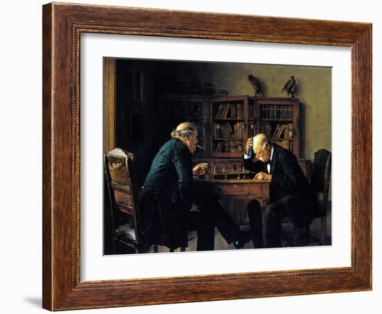 Chess Problem-Isidor Kaufmann-Framed Art Print