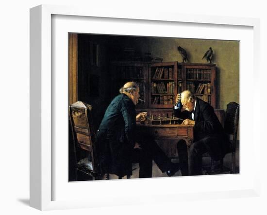 Chess Problem-Isidor Kaufmann-Framed Art Print