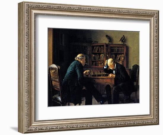 Chess Problem-Isidor Kaufmann-Framed Art Print