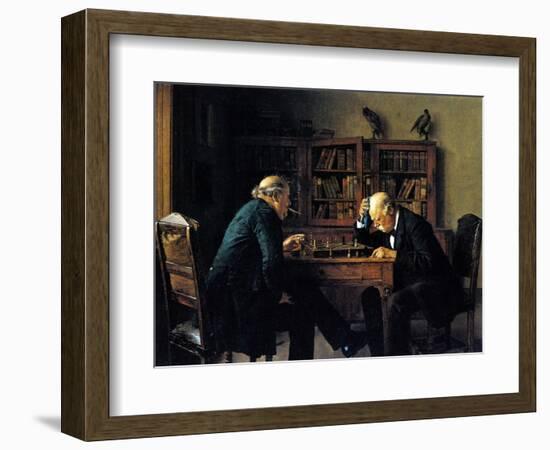 Chess Problem-Isidor Kaufmann-Framed Art Print