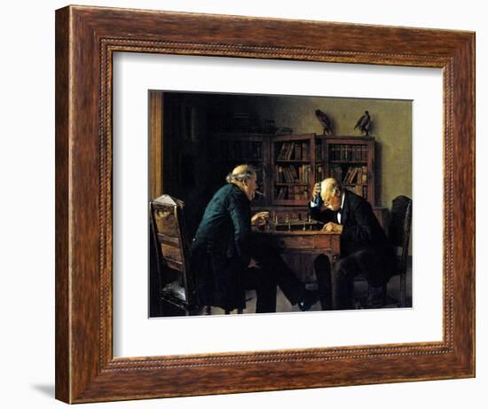 Chess Problem-Isidor Kaufmann-Framed Art Print