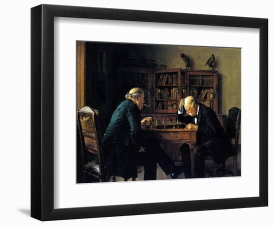 Chess Problem-Isidor Kaufmann-Framed Art Print