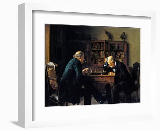Chess Problem-Isidor Kaufmann-Framed Art Print