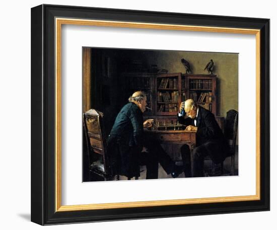 Chess Problem-Isidor Kaufmann-Framed Art Print