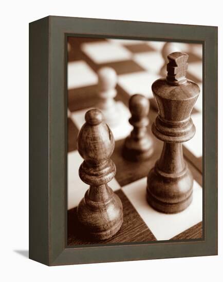 Chess-Boyce Watt-Framed Stretched Canvas