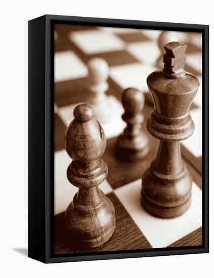 Chess-Boyce Watt-Framed Stretched Canvas