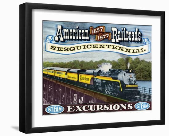 Chessie Systems: the Sesquicentennial-null-Framed Giclee Print