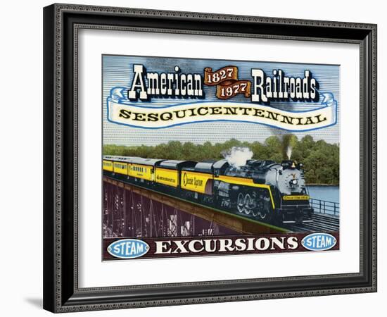 Chessie Systems: the Sesquicentennial-null-Framed Giclee Print