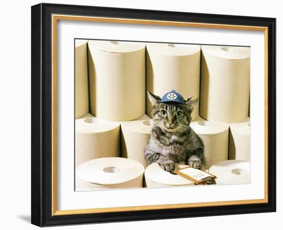 Chessie Taking Inventory-null-Framed Giclee Print
