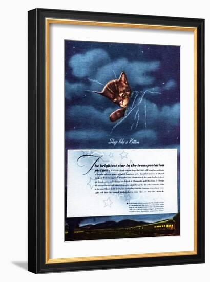 Chessie: the Brightest Star-Charles Bracker-Framed Giclee Print