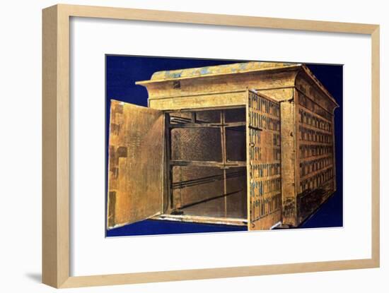 Chest from the tomb of Tutankhamun, 14th century BC. Artist: Unknown-Unknown-Framed Giclee Print