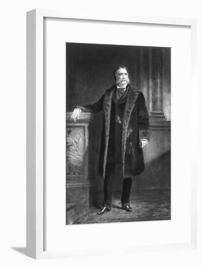 Chester A Arthur, 21st President of the United States of America, (1901)-Unknown-Framed Giclee Print