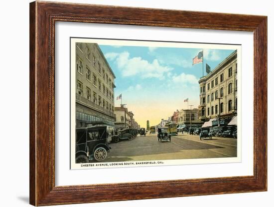 Chester Avenue, Bakersfield, California-null-Framed Art Print