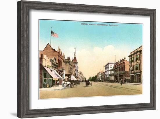 Chester Avenue, Bakersfield, California-null-Framed Art Print