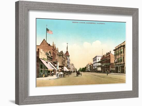 Chester Avenue, Bakersfield, California-null-Framed Art Print