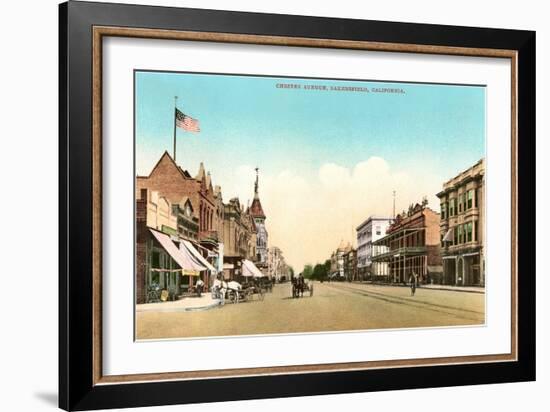 Chester Avenue, Bakersfield, California-null-Framed Art Print