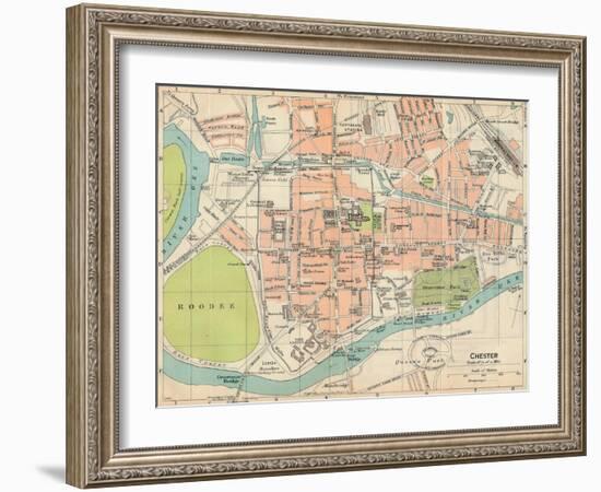 'Chester', c20th Century-John Bartholomew-Framed Giclee Print