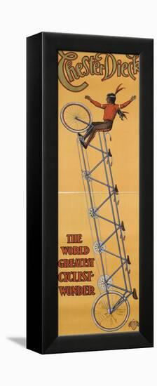 Chester Dieck, the world greatest cyclist wonder-null-Framed Premier Image Canvas
