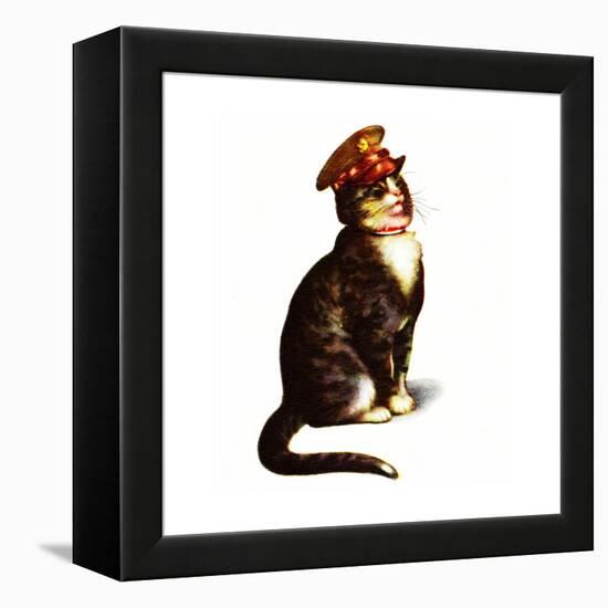 Chester Peake in Uniform-Charles Bracker-Framed Premier Image Canvas