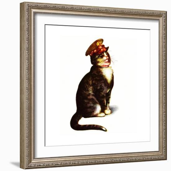 Chester Peake in Uniform-Charles Bracker-Framed Giclee Print