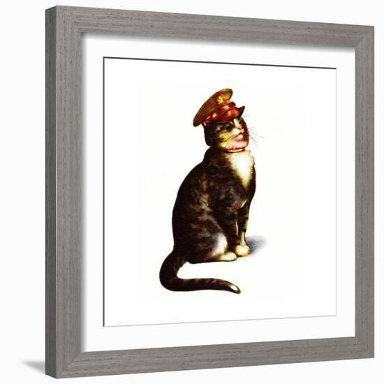 Chester Peake in Uniform-Charles Bracker-Framed Giclee Print