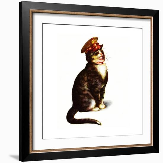 Chester Peake in Uniform-Charles Bracker-Framed Giclee Print