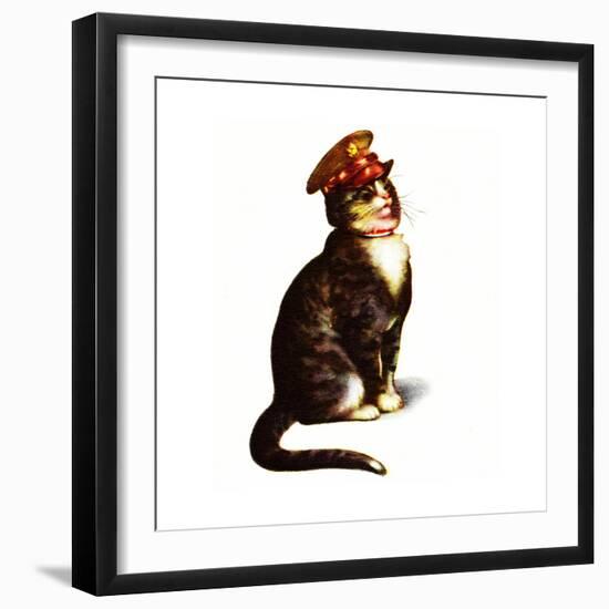 Chester Peake in Uniform-Charles Bracker-Framed Giclee Print